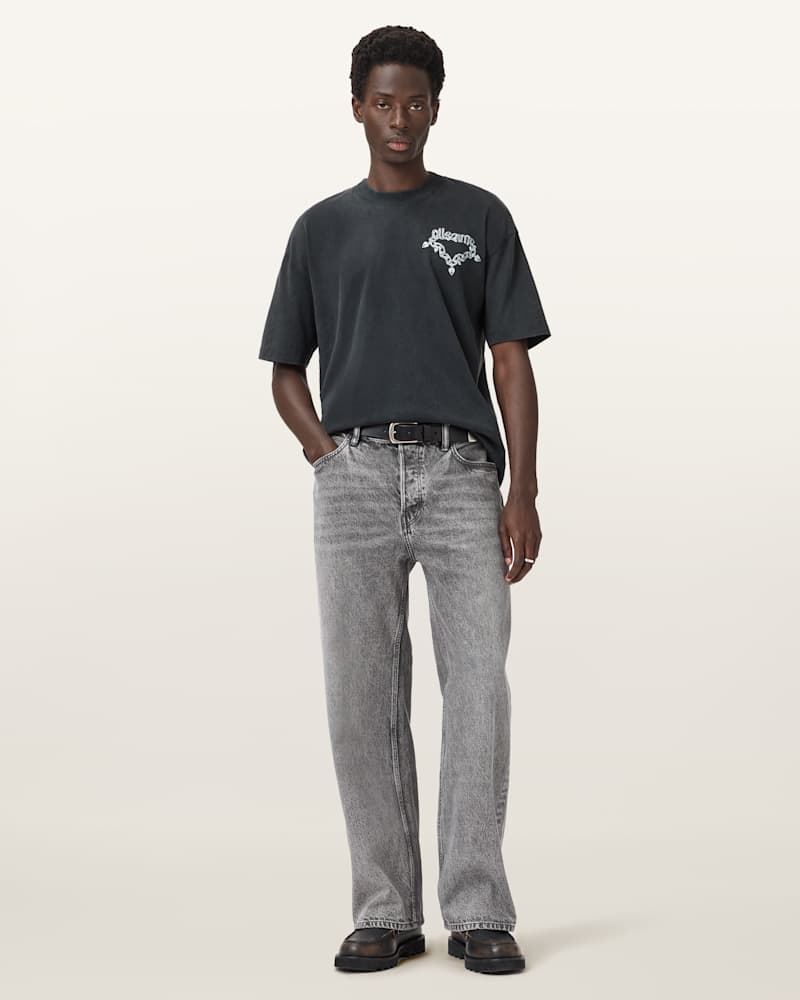 Drip Short Sleeve Oversized T-Shirt