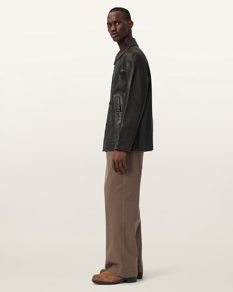 Hartwell Leather Coat