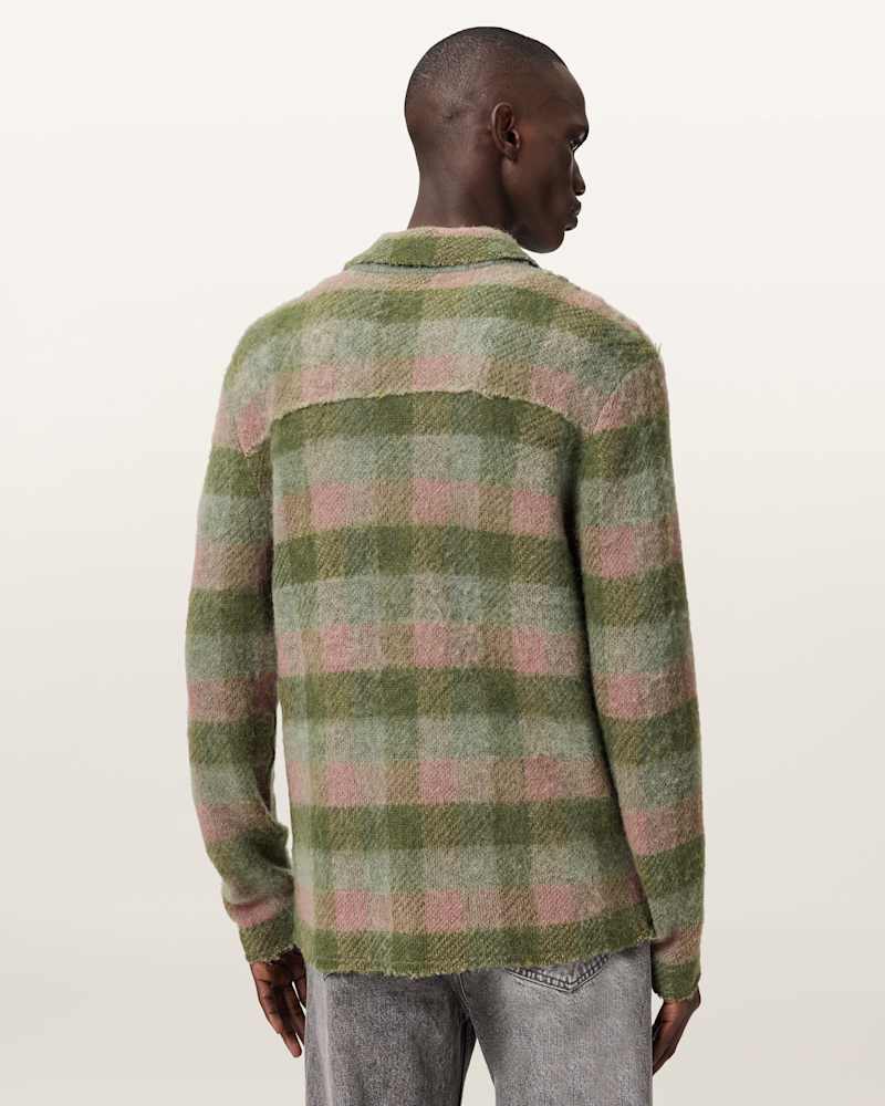 Adler Jacquard Plaid Cardigan