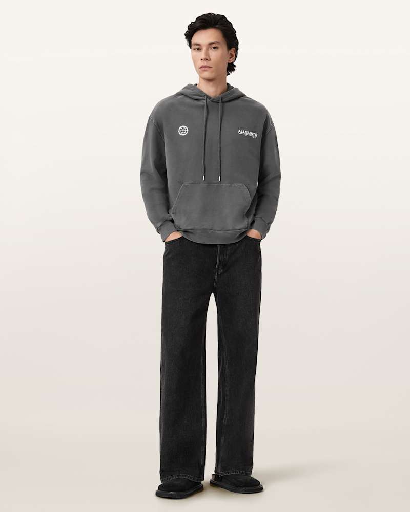 Emblem Oversized Cotton Hoody