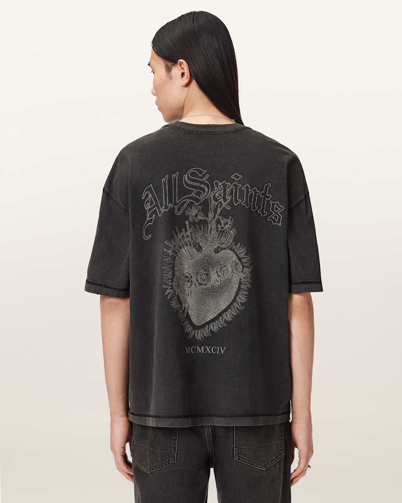 Sabbath Boxy Embellished Graphic T-Shirt