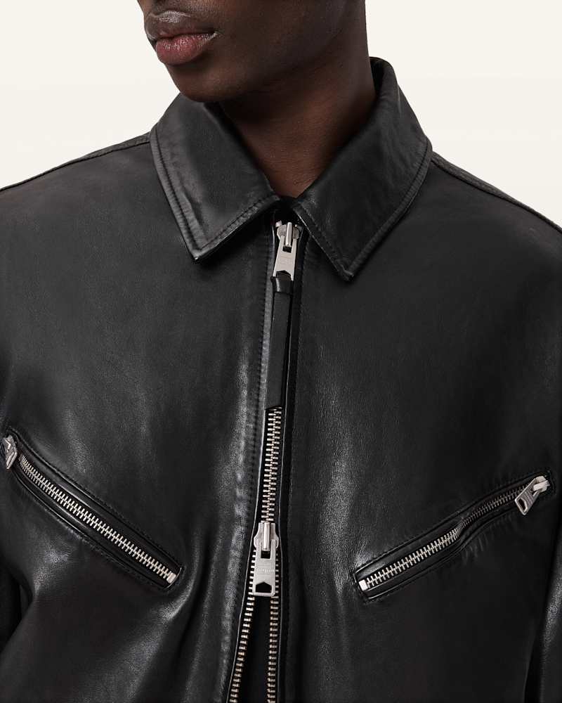 Caon Oversized Leather Jacket