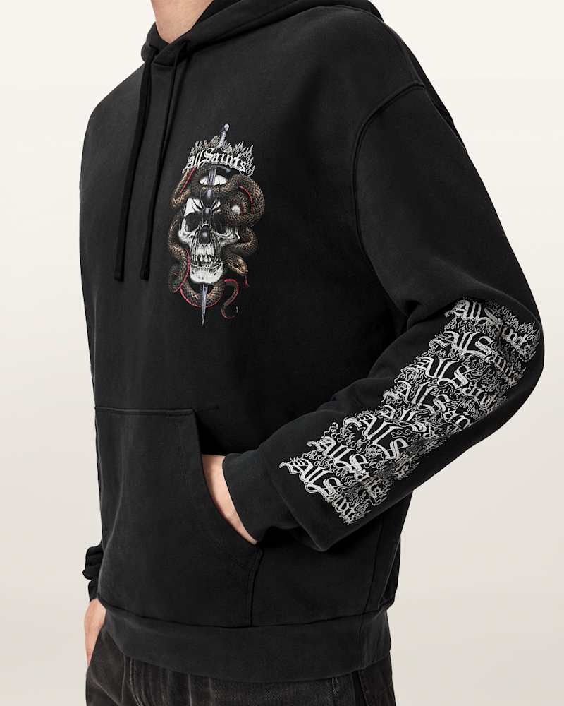 Araknid Long Sleeve Cotton Hoodie