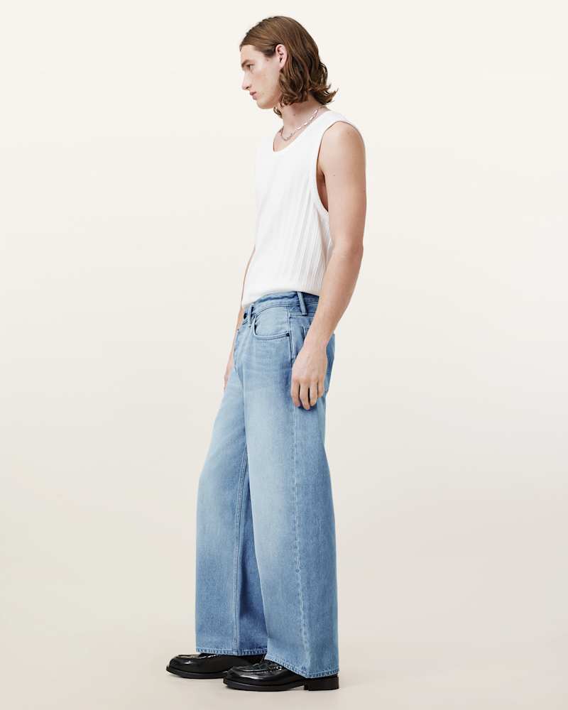 Lenny Loose Fit Wide Leg Denim Jeans