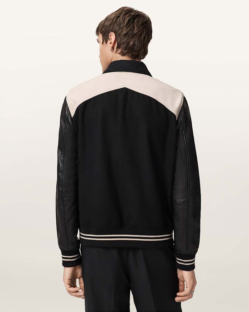 Endleton Leather Bomber Jacket