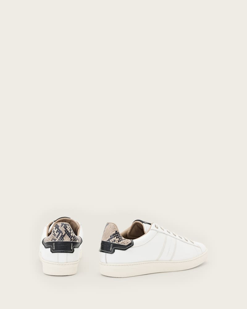 Leon Leather Low Top Trainers