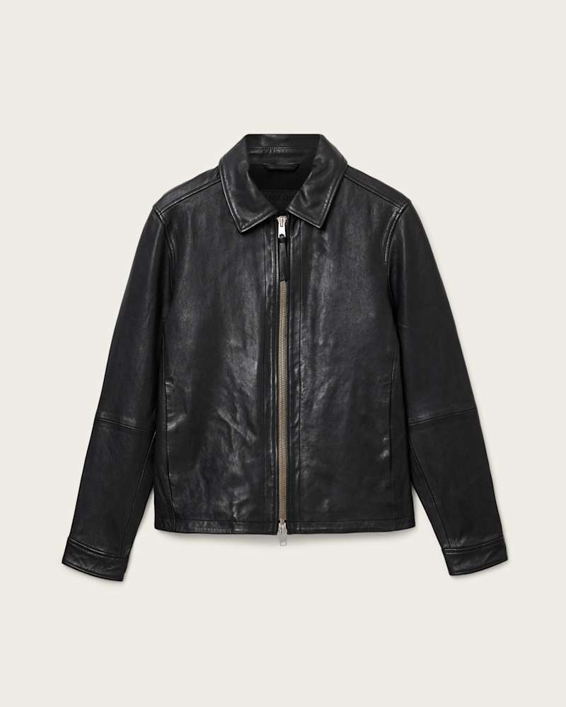 Erol Zip Up Leather Jacket