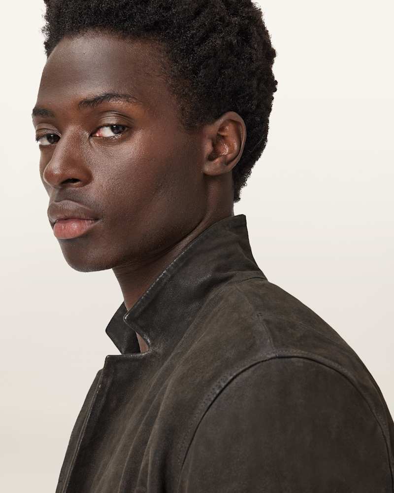 Monet Waxed Suede Blazer