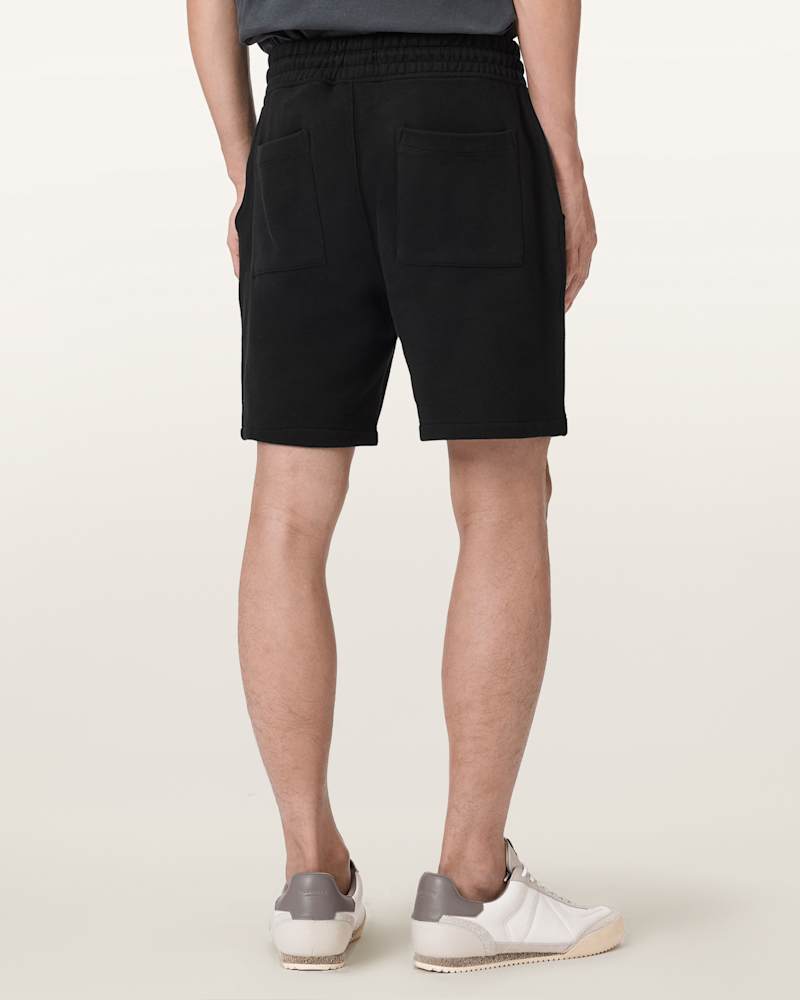 Asher Straight Fit Ramskull Sweat Shorts