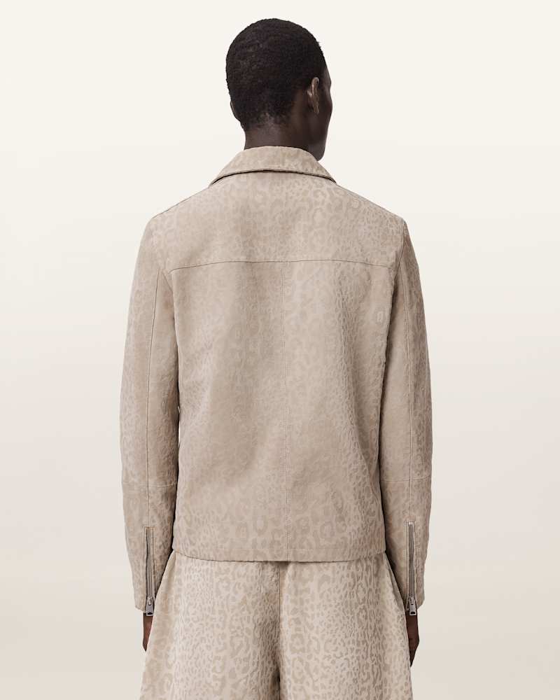 Hockley Suede Animal Print Jacket