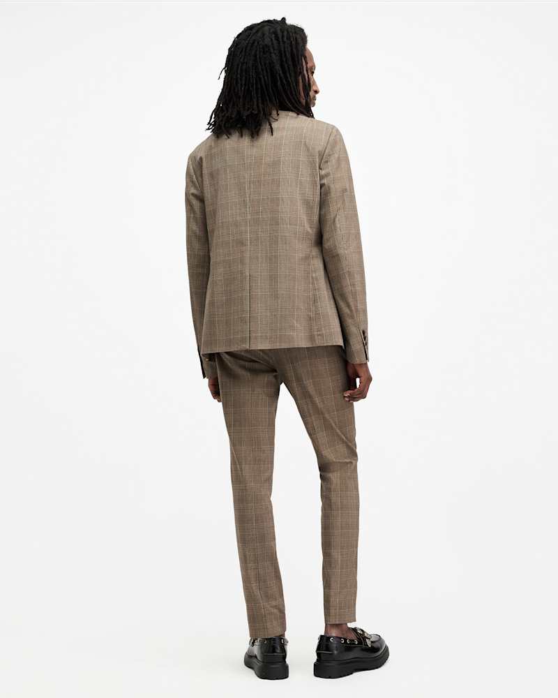 Maffrett Checked Skinny Fit Trousers