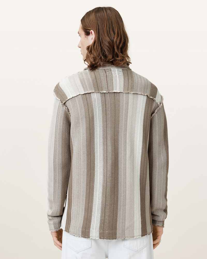 Truck Striped Cardigan