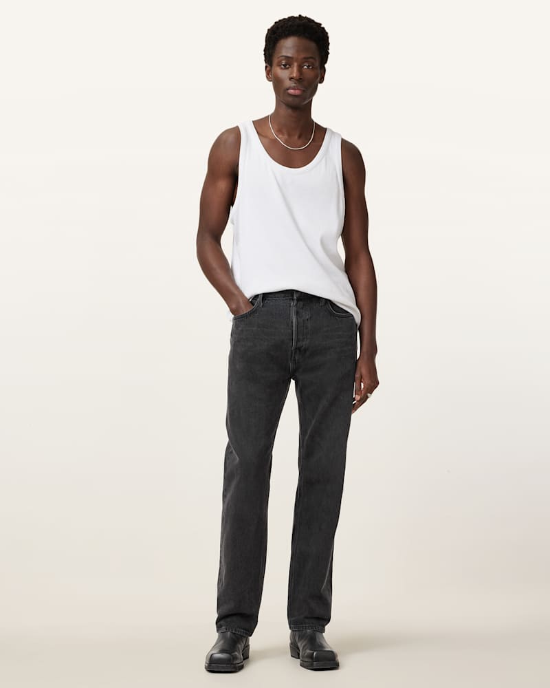 Reid Straight Fit Denim Jeans