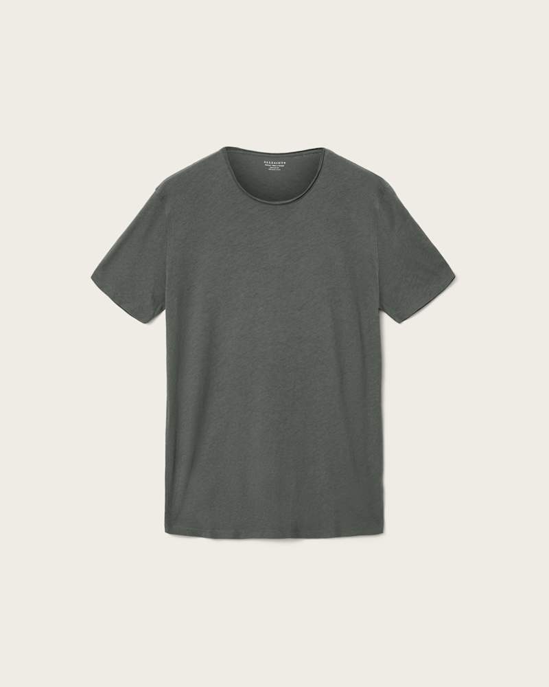 Figure Crew Neck Raw Edge T-Shirt