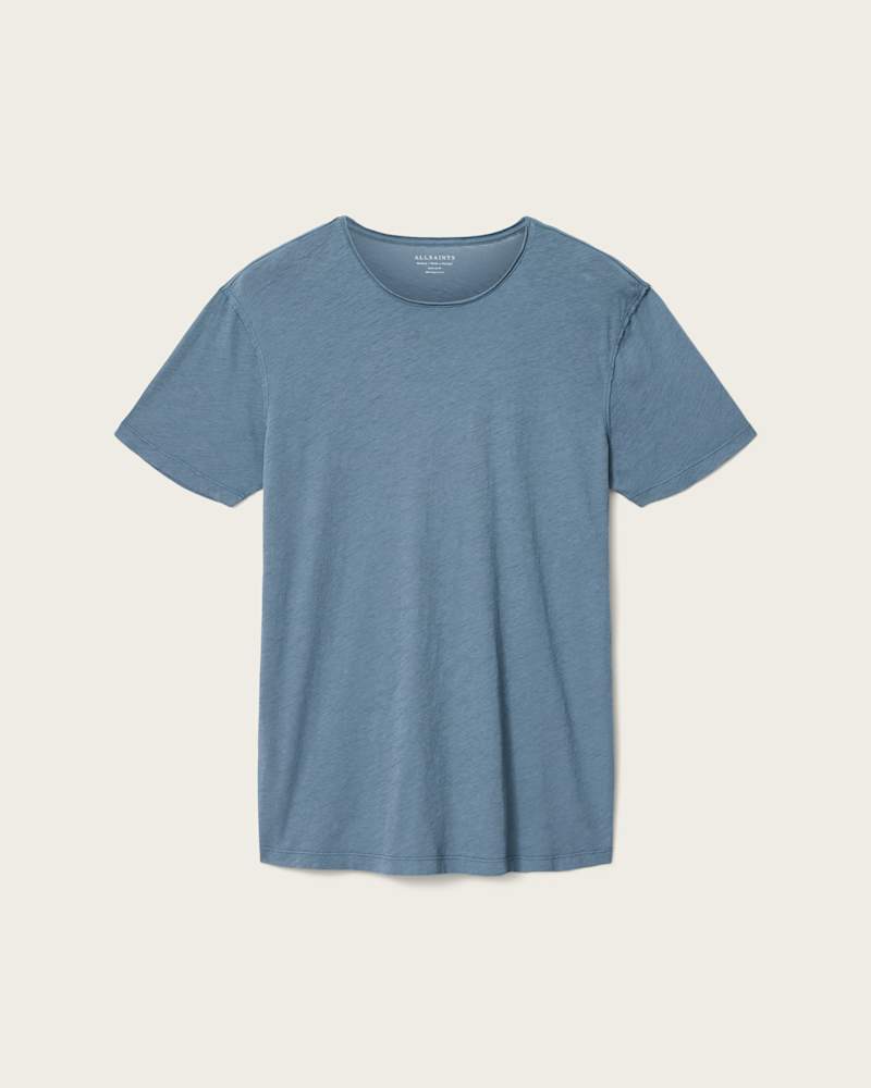 Figure Crew Neck Raw Edge T-Shirt