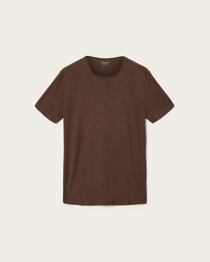 Figure Crew Neck Raw Edge T-Shirt