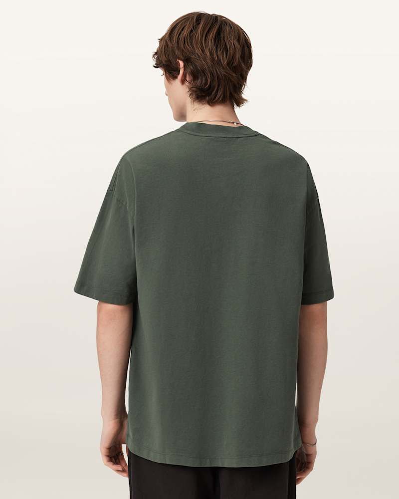 Xander Flocked Logo Oversized T-Shirt 