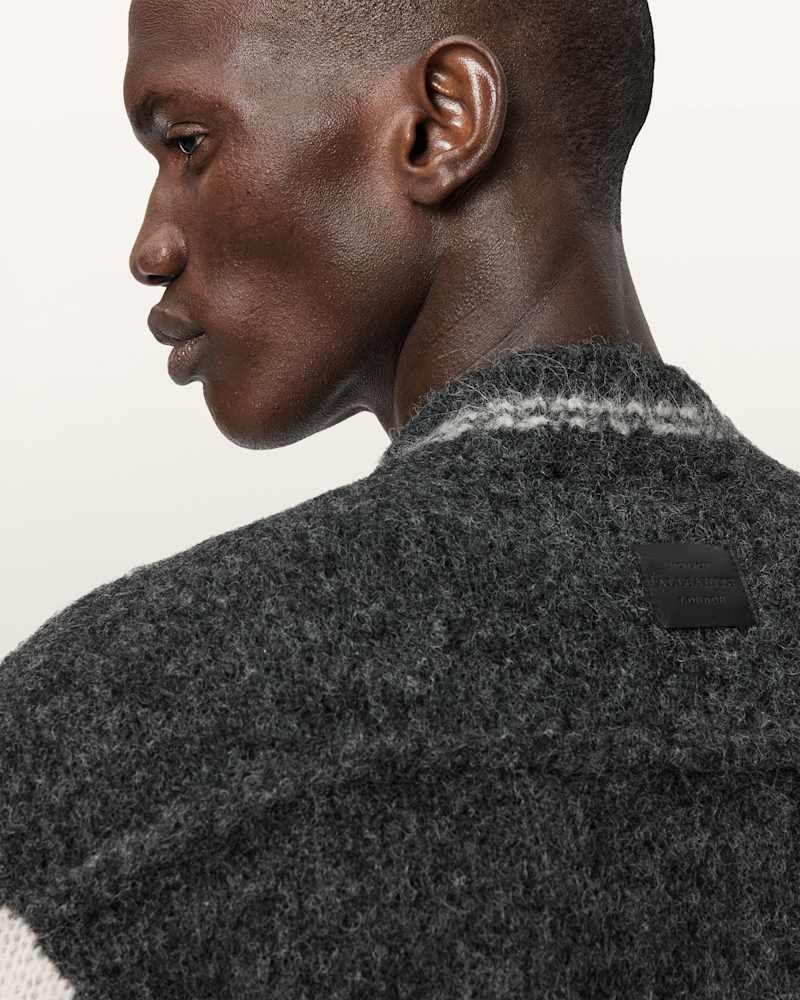 Jaque Oversized Varsity Cardigan 