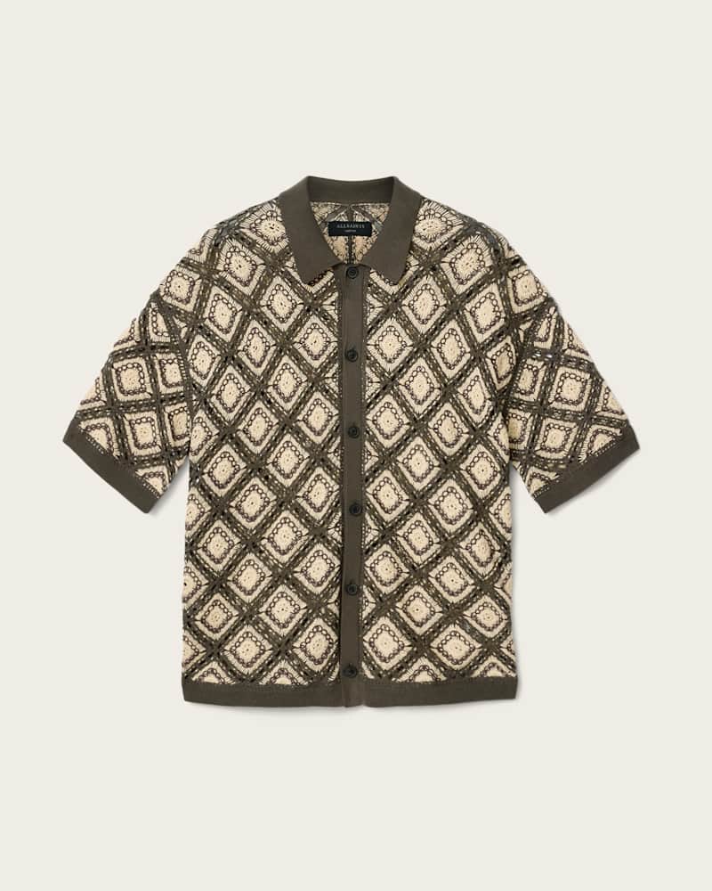 Morena Short Sleeve Collared Cardigan