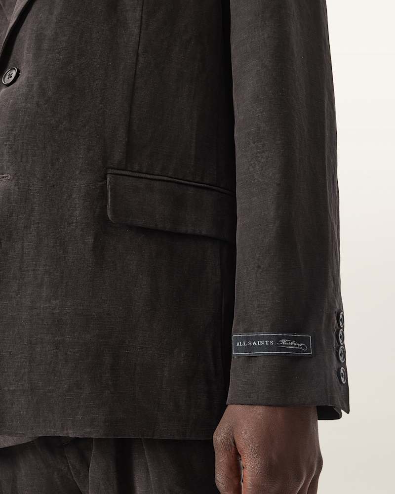 Marko Relaxed Fit Linen Blend Blazer