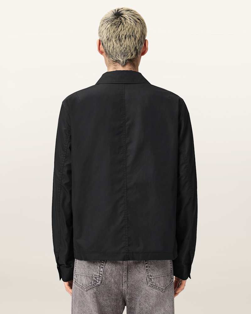 Trey Black Ramskull Pointed Collar Jacket