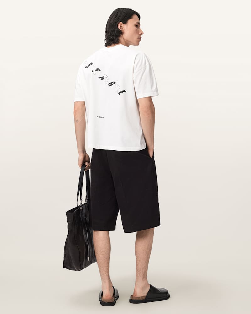 Castro Wide Leg Cotton Shorts