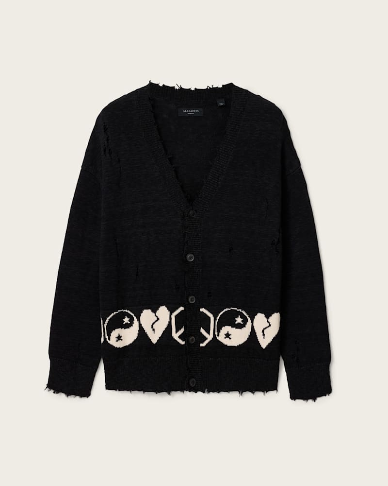 Tabua Oversized Jacquard Cardigan