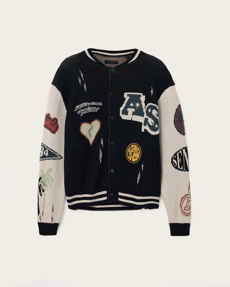 Chase Jacquard Knit Cardigan