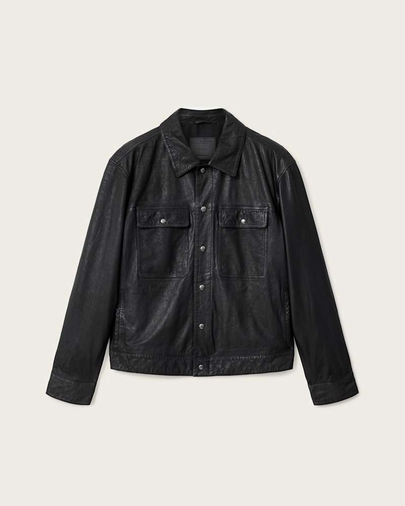 Shelton Leather Trucker Jacket