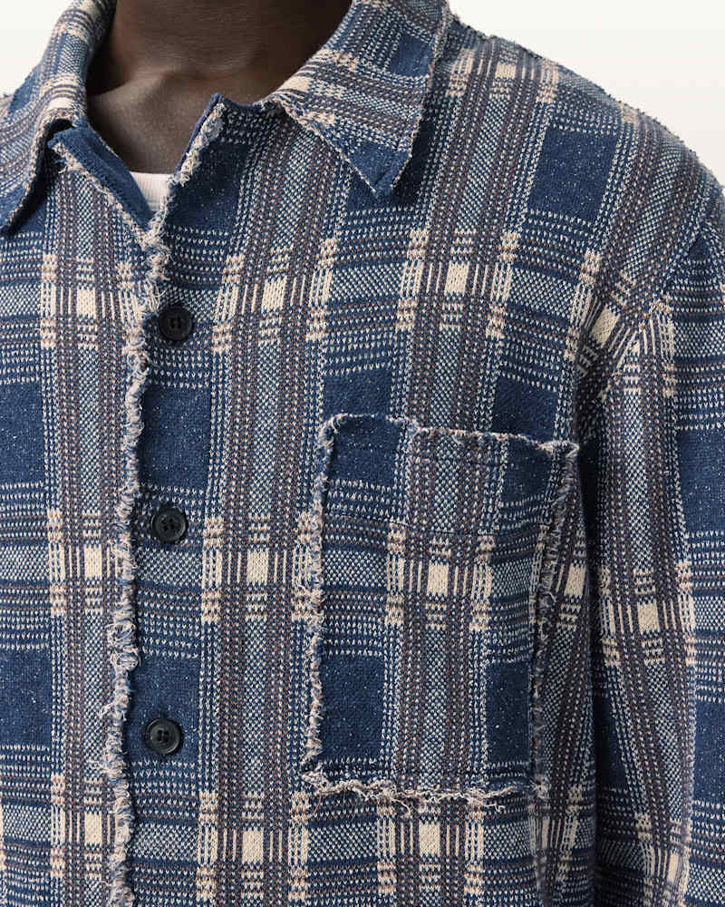 Solmar Knitted Check Cardigan