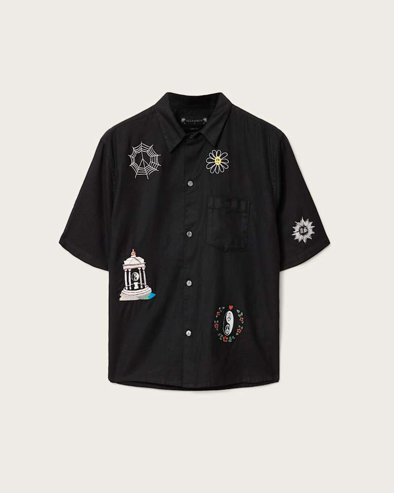 Karlton Embroidered Boxy Shirt