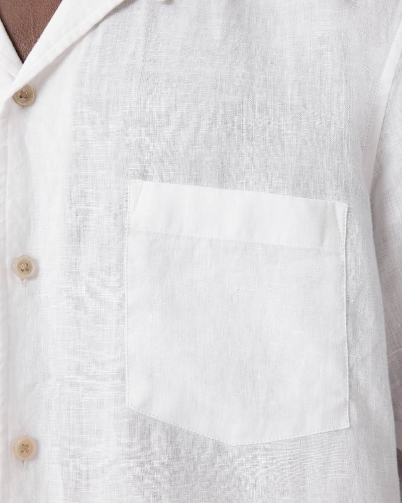 Tri Embroidered Linen Shirt