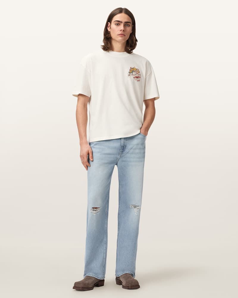 Roque Short Sleeve Oversized Crew Neck T-Shirt