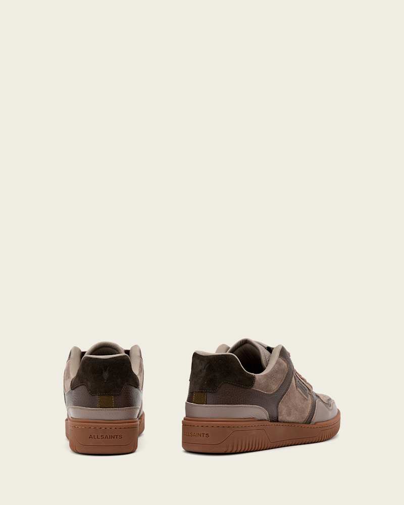 Regan Plus Leather Low Top Trainers