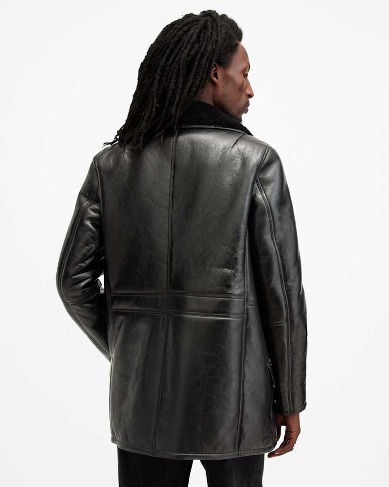 Selkirk Double Breasted Shearling Coat
