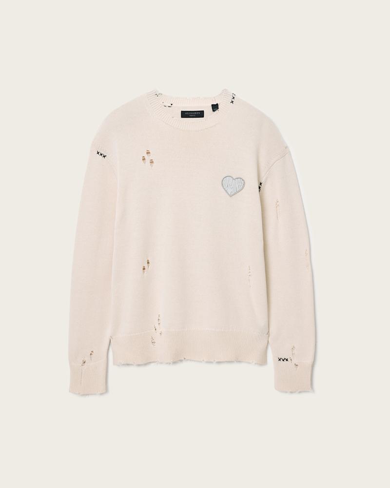 Theo Distressed Embroidered Jumper