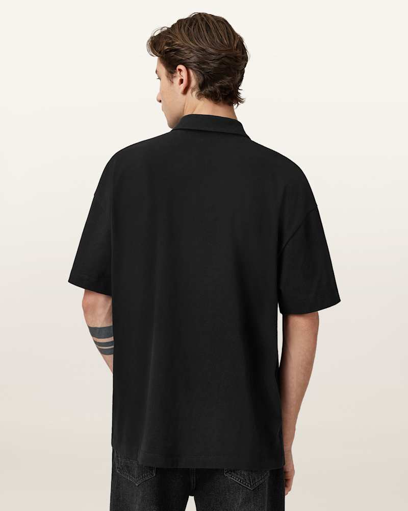 Xander Oversized Short Sleeve Polo Shirt