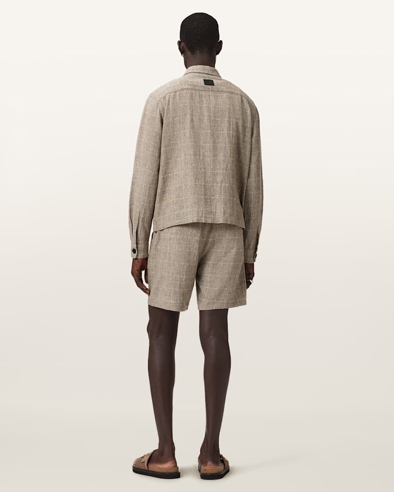 Keal Linen Blend Relaxed Fit Shorts