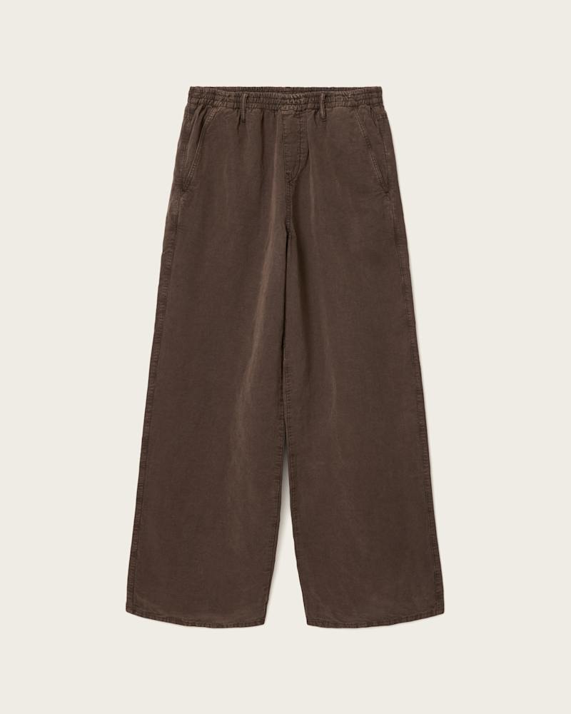Korten Loose Fit Linen Blend Trousers