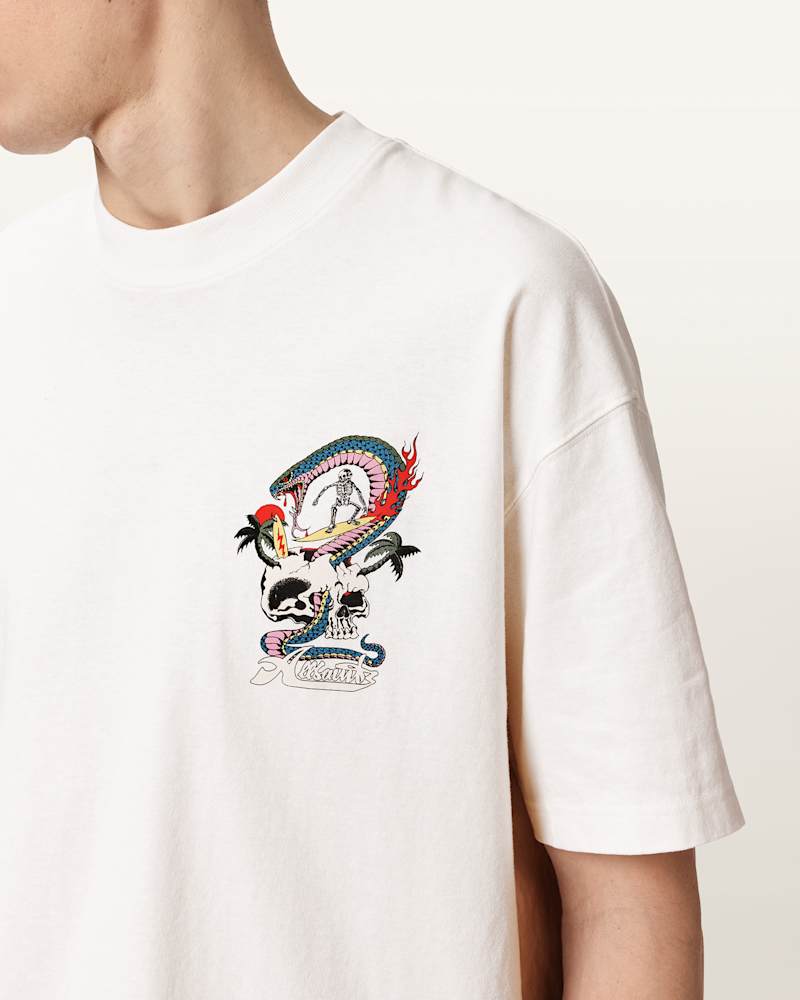 Snakepit Oversized Short Sleeve Graphic T-Shirt  