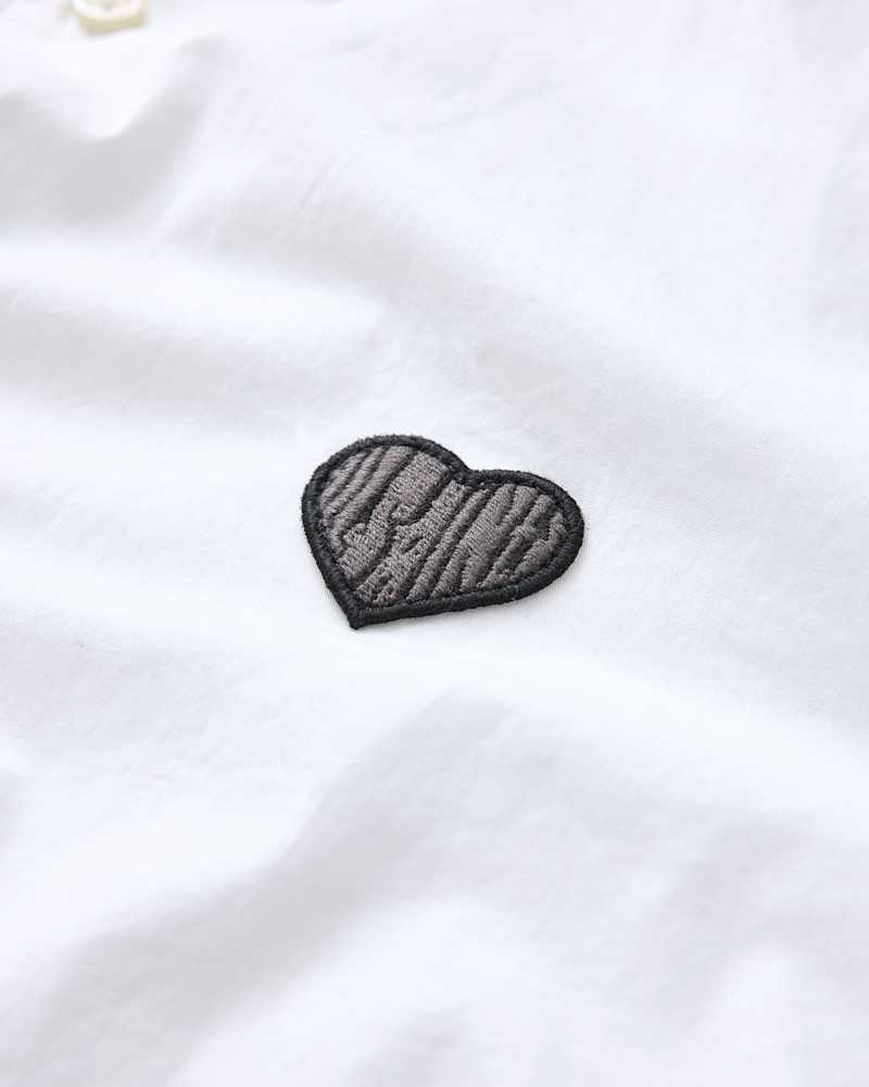 Amante Heart Embroidered Slim Fit Shirt