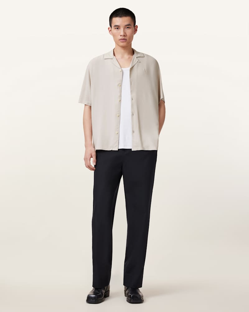 Venice Revere Collar Ramskull Shirt