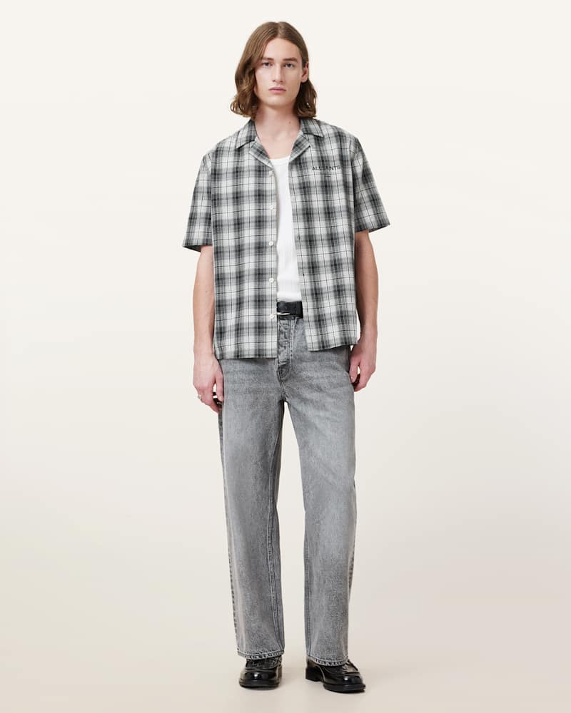 Underground Relaxed Check Logo Shirt