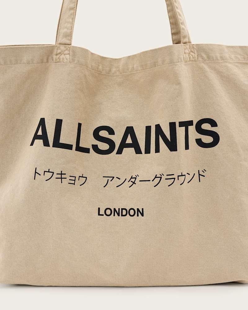 Underground Acid Wash Logo Tote Bag