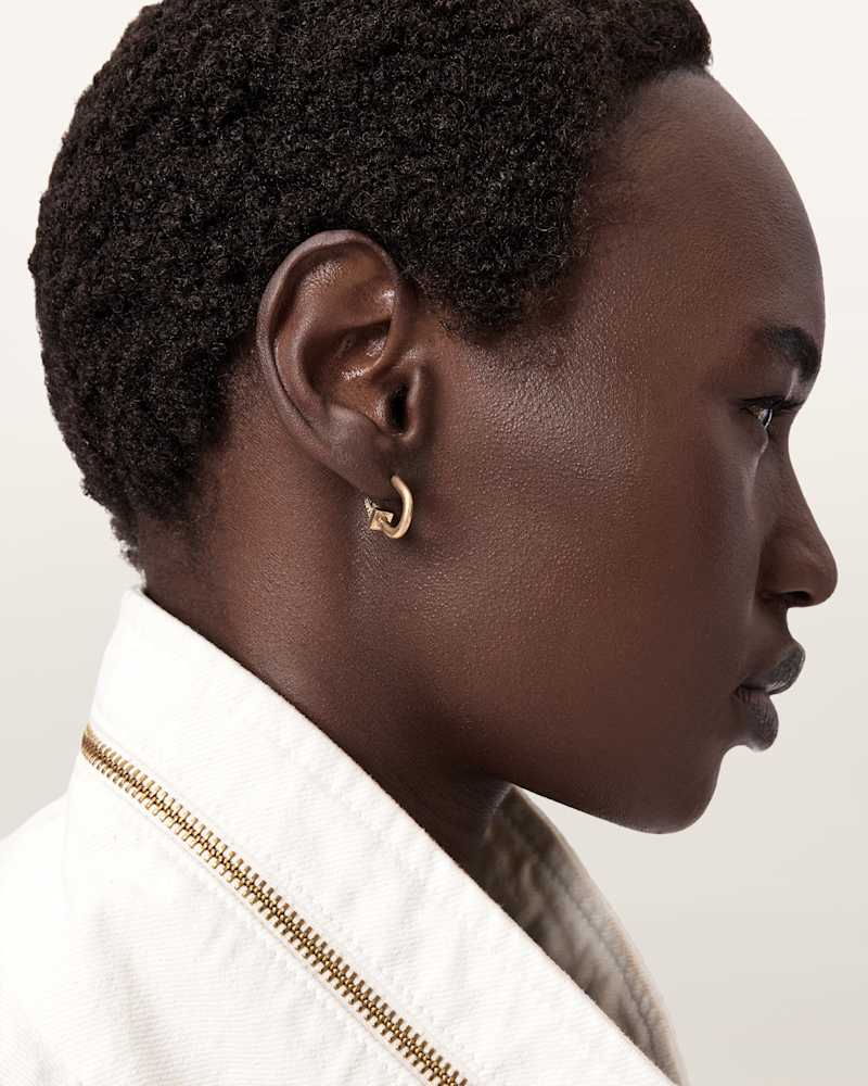 Laio Spike Front Back Earrings