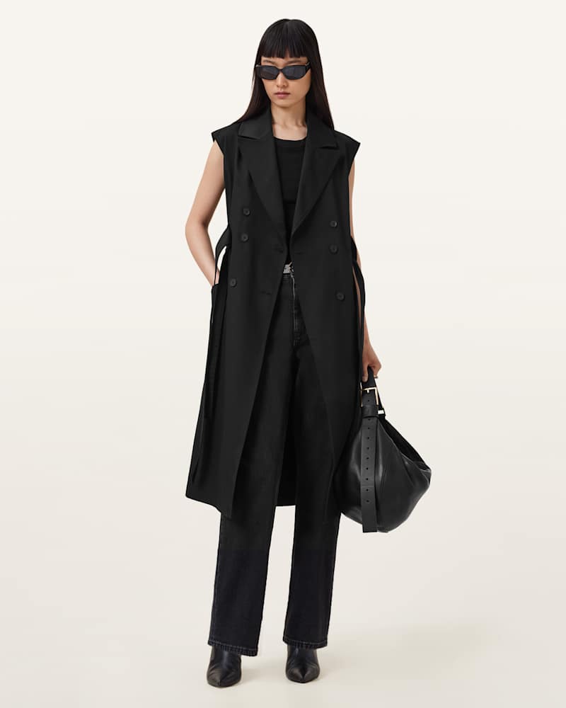 Cadence Relaxed Fit Trench Coat