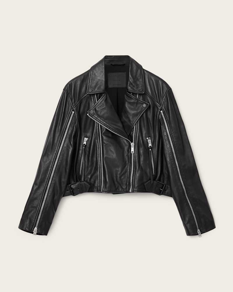 Masone Leather Biker Jacket