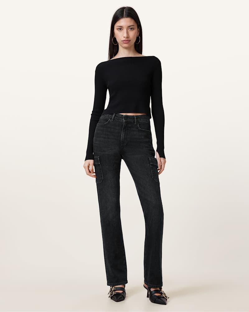 Hollis Slim Denim Bootcut Jeans