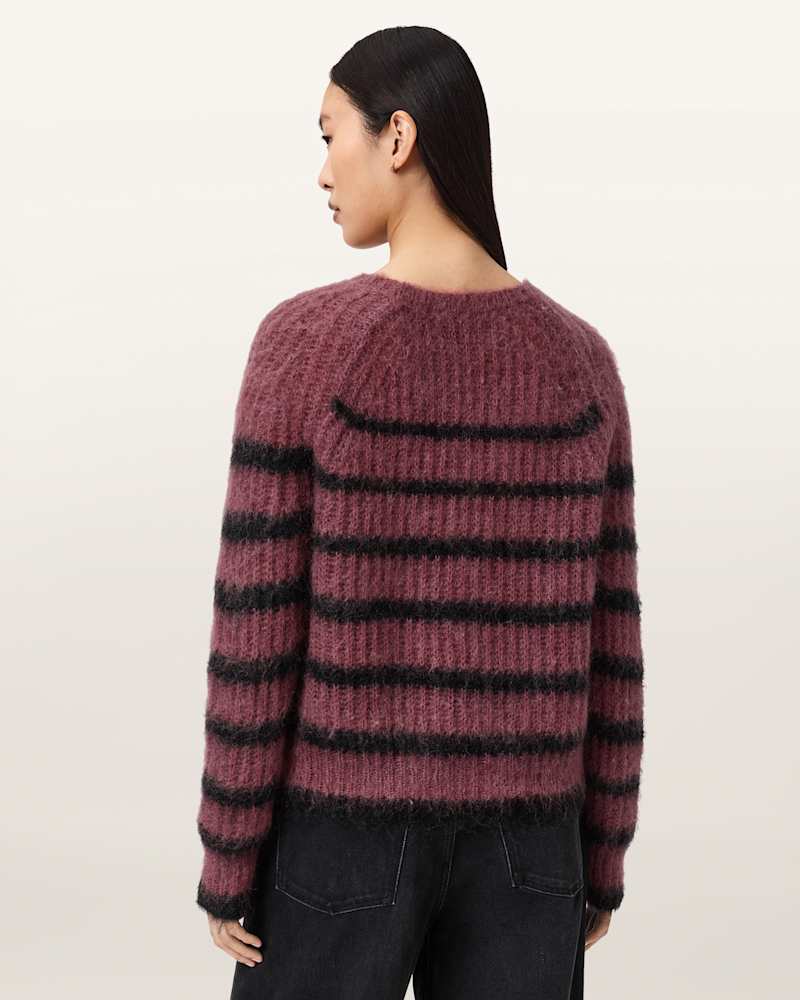 Riga Striped Crew Neck Jumper