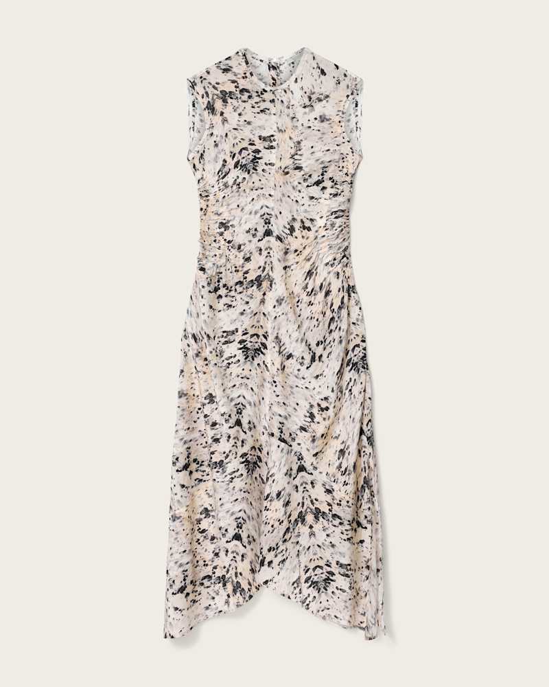 Noor Asymmetric Sleeveless Maxi Dress